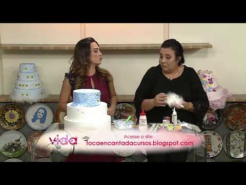 Aprenda a fazer um lindo bolo cenográfico! 24/05/2017