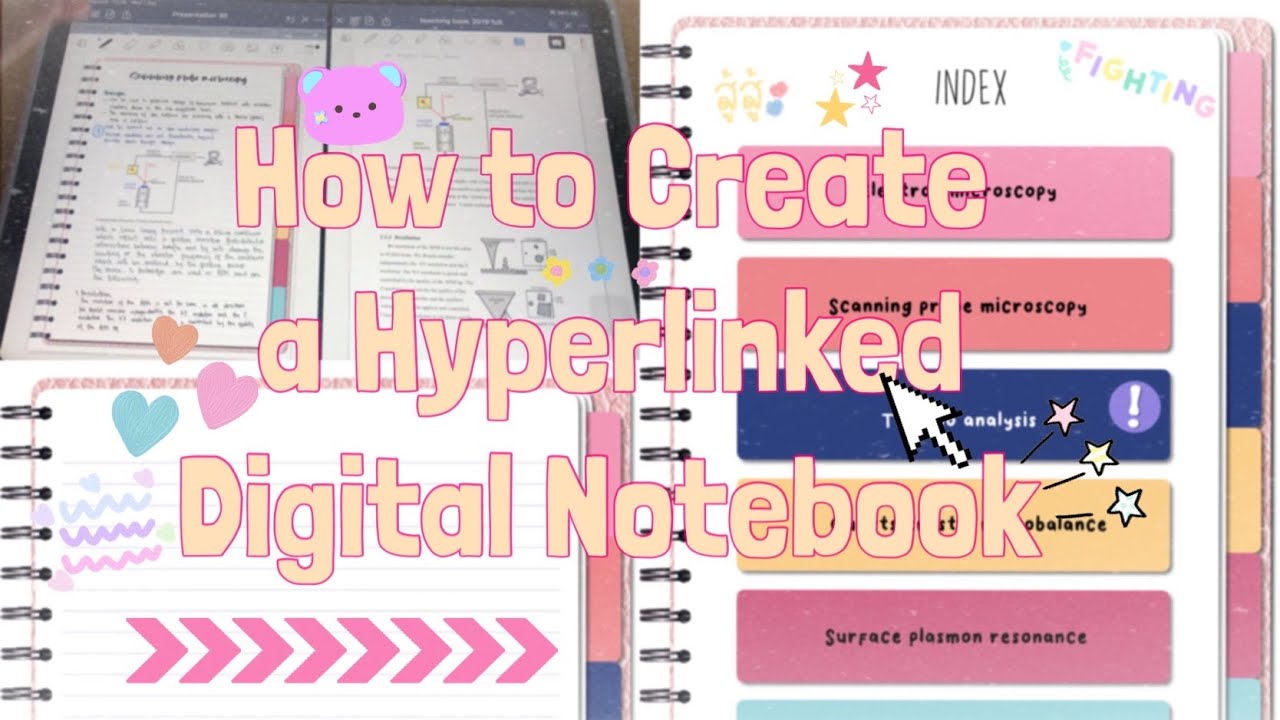 FREE TEMPLATE DIGITAL NOTEBOOK | Tutorial How to Create Hyperlink Digital Notebook Goodnotes5