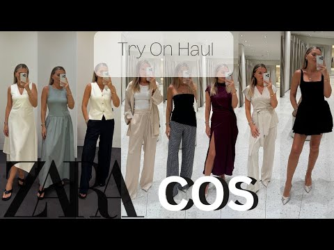 Massive ZARA  & COS **| TRY ON Haul | ** Ready to wear outfit ideas