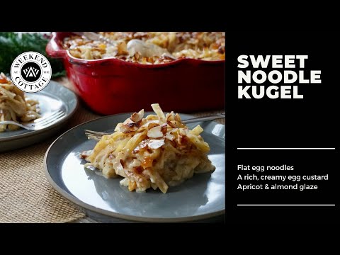 Want a SWEET NOODLE KUGEL RECIPE with Apricots and Raisins?