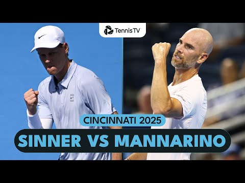 World No.1 Jannik Sinner vs Adrian Mannarino Highlights | Cincinnati 2025