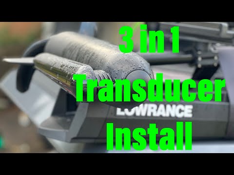 Lowrance Ghost 3 in 1 Transducer Install