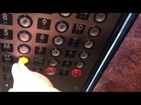 Westinghouse Selectomatic Modernized by Otis at Hilton Hotel in Cincinnati Ohio