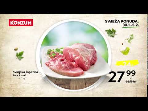 Konzum svježa ponuda 30.1. - 5.2.