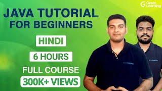 Java Tutorial in Hindi | Master Java in 6 Hours | Java programming for Beginners | Great Learning