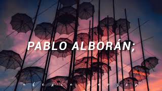 Ahogándome tu adiós; Pablo Alborán - letra