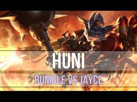 Huni RUMBLE vs JAYCE Top - Patch 6 24 KR Ranked