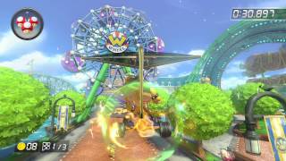 Water Park - 1:40.424 - κ¢ Kamek (Mario Kart 8 World Record)