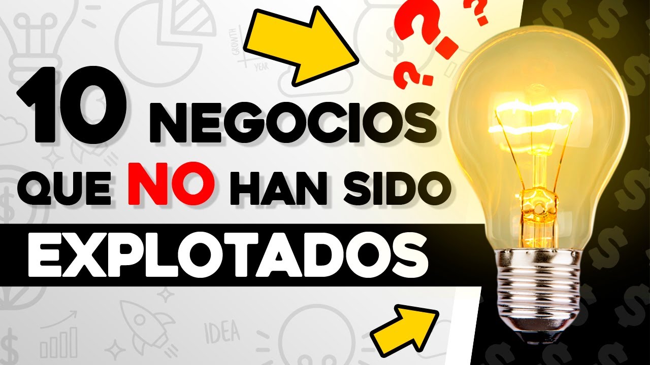 🤑 10 Negocios SIN COMPETENCIA 💸 Negocios que no han Sido Explotados