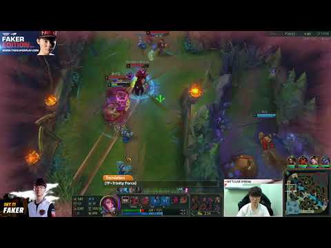 SKT T1 Faker Fiora vs GangPlank Top S8 Ranked Gameplay