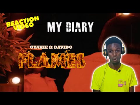 "FLAMES" - Gyakie ft Davido | Nigeria 🇳🇬and Ghana 🇬🇭Jam 🔥❤️ #reaction #viral #trending