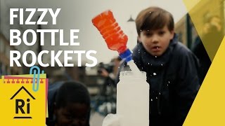 Science for kids - How to make fizzy bottle rockets - ExpeRimental #16