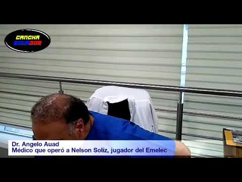 Dr. Ángelo Auad Médico que operó a Nelson Solíz, jugador del Emelec