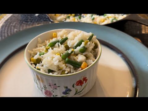 Rice with Mixed Vegetables [Arroz con Vegetales Mixtos]