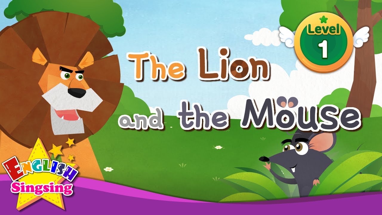 The Lion and the Mouse - Fairy tale - English Stories (Reading Books)