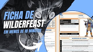 Tutorial de criação de ficha: Aprenda a fazer sua ficha em Wilderfeast RPG!