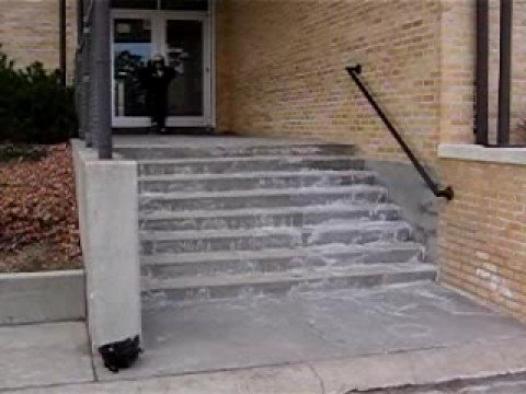 Me getting owned trying an 8 stair as a youngster