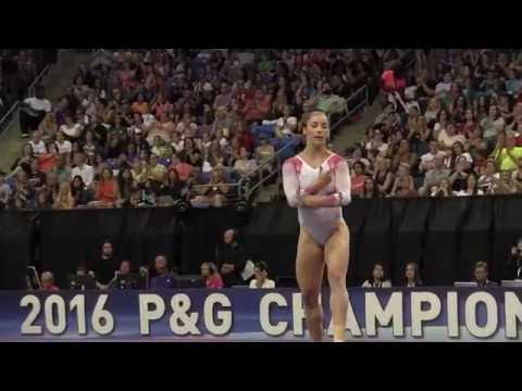 Aly Raisman - Floor Exercise - 2016 P&G Gymnastics Championships – Sr. Women Day 2