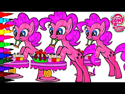 My Little Pony Pinkie Pie MLP Coloring Book Videos Fun Learning Activities Kids Balloons and Toys Video