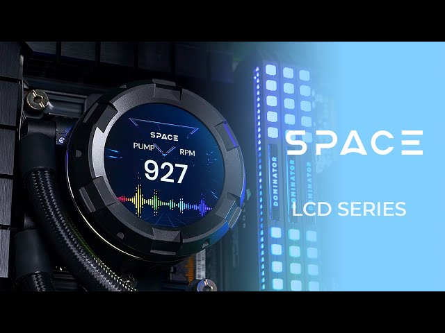 Tản nhiệt nước ID-COOLING SPACE SL360 WHITE (Màn Hình LCD Hiển Thị Thông Số)