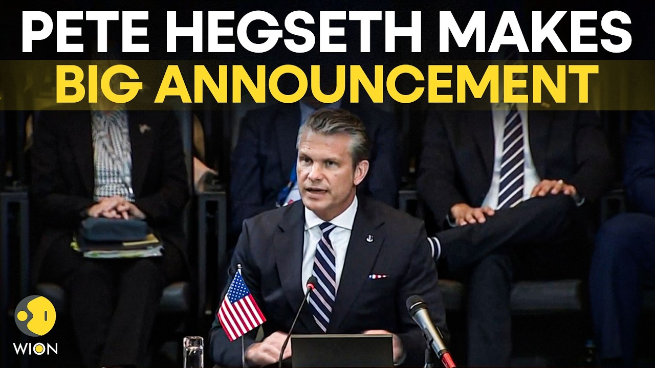 Pete Hegseth LIVE: US Defense Secretary Makes Important Announcement In Brussels | WION Live