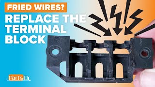 How to replace Terminal Block part # WP3397659 Whirlpool Maytag Kenmore Amana Dryer