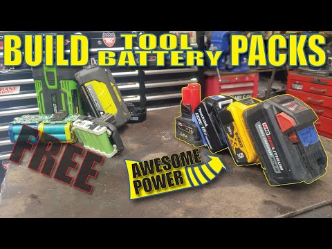 Build Dirt Cheap power tool Battery Packs : Milwaukee Dewalt Makita