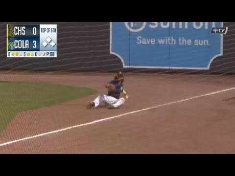 Cone makes terrific diving grab for Columbia