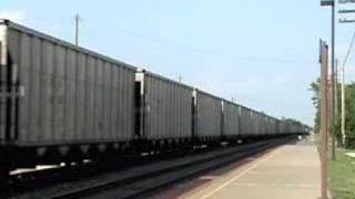 preview picture of video 'BNSF 9966 West, Osceola, IA'