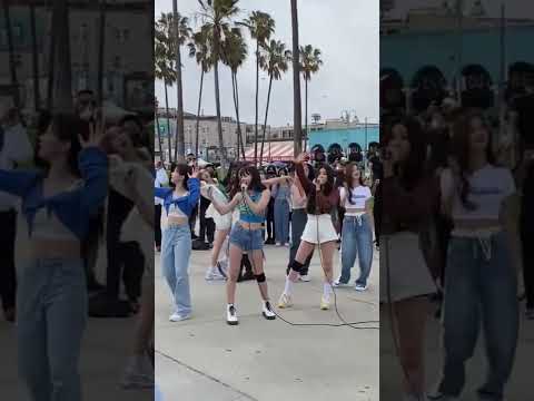 NMIXX  Cover Why So Lonely, Peaches, We Don't Talk About Bruno  @ Venice Beach 220523