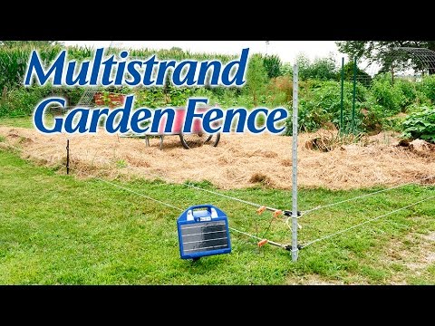 Multistrand garden fence