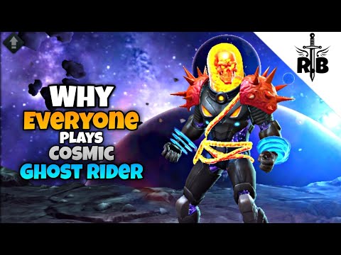This Is Why Everyone Plays Cosmic Ghost Rider in Marvel Contest Of Champions || Mcoc Champion Review