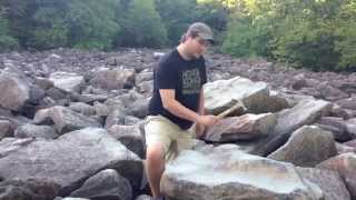 preview picture of video 'Ringing Rocks County Park in Bucks County, Pennsylvania'