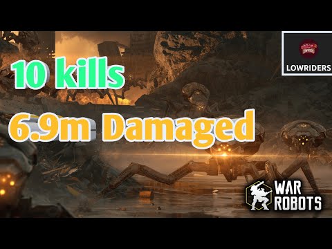 10 kills 6.9m damage harpy War Robots gameplay Champion 🏆