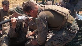 Download the video "2nd Marine Division conduct a resupply and a simulated raid as part of a Marine Corps CRE"