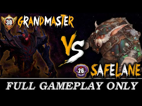 Meepo Safelane vs Grandmaster Shadow Fiend - Full Gameplay Meepo #280