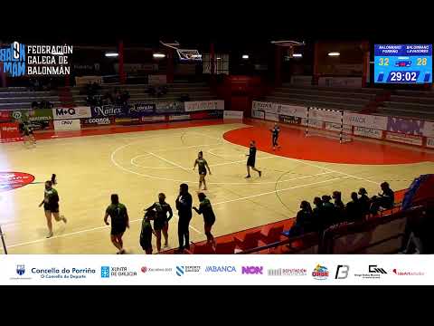 Juvenil Feminino. Liga Ouro. Bm. Porriño - U.B. Lavadores