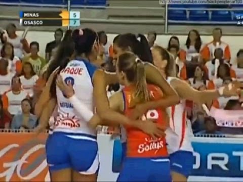 Superliga Feminina de Volei 2012/2013 (quartas de final) jogo 2 - Usiminas Minas 0 x 3 Sollys Osasco