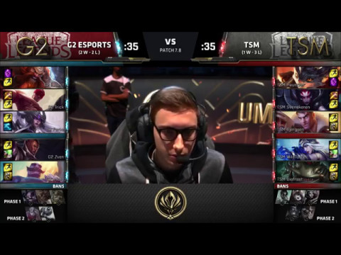 [MSI 2017] G2 eSports vs TSM Day 3 | Group Stage | EU LCS vs NA LCS