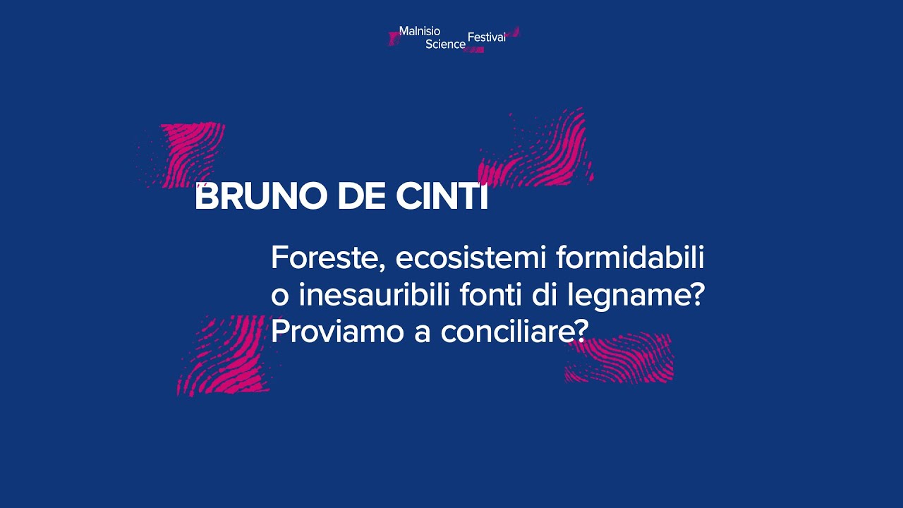 Bruno De Cinti - Foreste, ecosistemi formidabili o inesauribili fonti di legname?