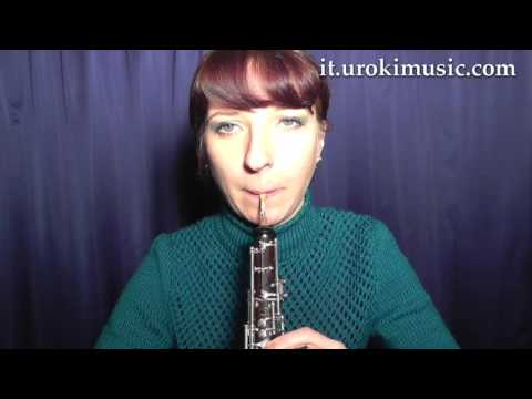 Lezioni di Oboe C#1 S#1 L#4 Melodia Tutorial Spartito Imparare Insegnante Metodi Partiture