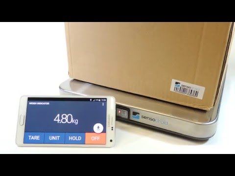 Weight display bluetooth scale