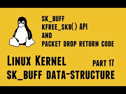 181 skbuff kfree_skb API and skb packet drop return code - Linux Kernel skbuff data-structure part17
