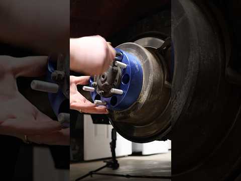 Installing 2 Inch Wheel Spacers On The Land Cruiser #toyota #landcruiser #truck