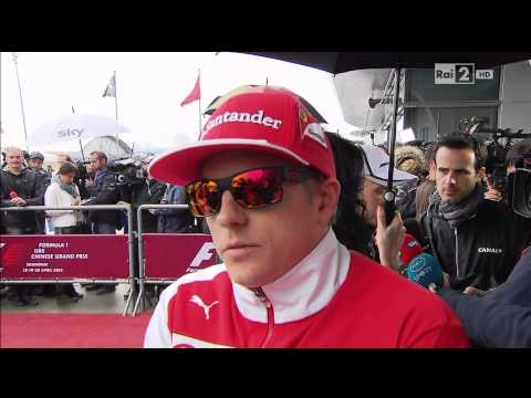 China, interview post qualifying Kimi - 19/04/2014