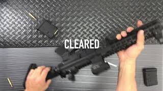 FC HOOK AR-15 FIXED MAG : HOW TO SAFELY CLEAR A DOUBLE FEED MALFUNCTION