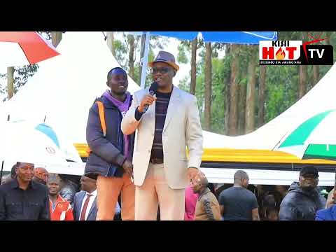 'Borai mbori koba igo.'Angry Hon Ongwae breathes fire after fights errupt at a funeral.