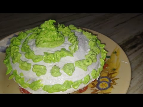 Eggless cream cake ||  Sowjanya's home