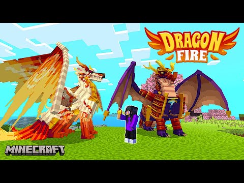 Minecraft Dragonfire / Searching for new DRAGONS in Minecraft