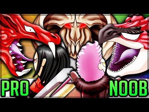 TRIPLE APEX ATTACK - Pro and Noob VS Monster Hunter World Multiplayer! (Odogaron Rathalos Diablos)